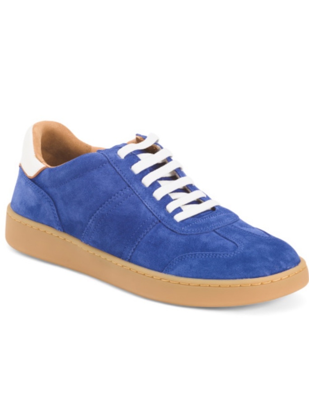 ALLEN EDMONDS Men's Suede Slip On Stretch Lace Sneakers